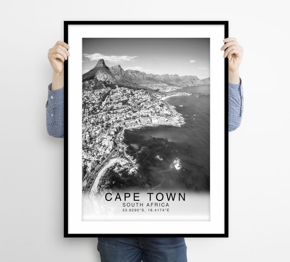 Cape Town Wall Art South Africa Wall Art Landscape Print Etsy UK