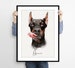 Custom Pet Drawing, Custom Pet Portrait, Digital Painting, Dog Memorial, Cat Memorial, Pet Portrait, Dog Memorial Gift, Custom Dog Portrait 