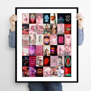 Purple Room Decor, Collage Kit Wall Decor, Aesthetic Wall Collage Kit, Aesthetic Room Decor 60 PCS Digital Download
