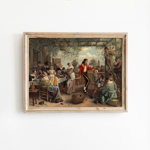 Altered Art Print, Pop Culture Masterpiece, Historical Painting Illustration, Recreate Famous Artwork