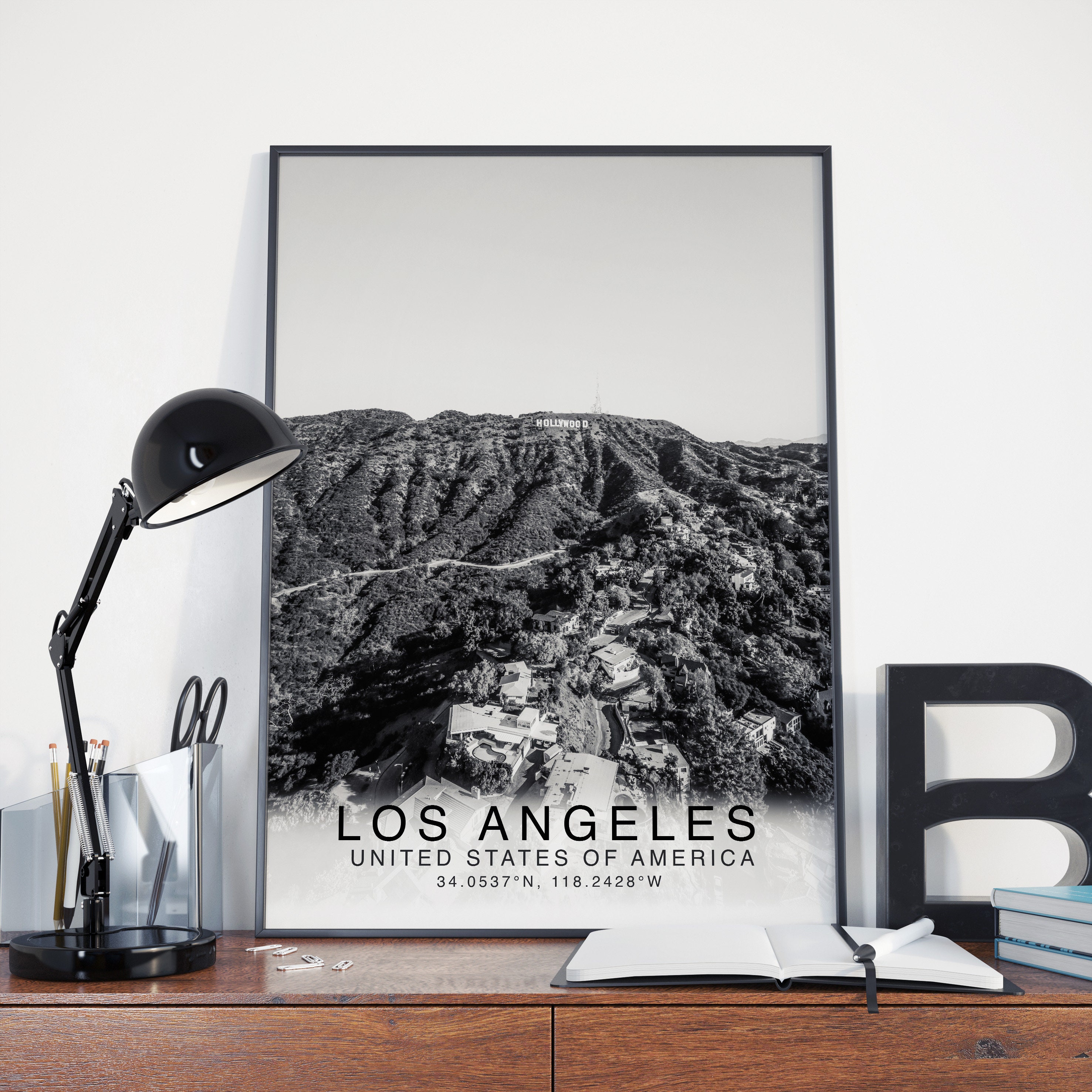 Los Angeles Travel Poster Los Angeles Poster Los Angeles | Etsy