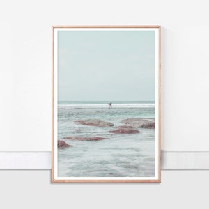 Ocean Waves Surf Print, Surf Wall Prints, Beach Life Print, Surf Art, Surfing Print, Large Beach Poster, Surfboard Decor, Surf Photography