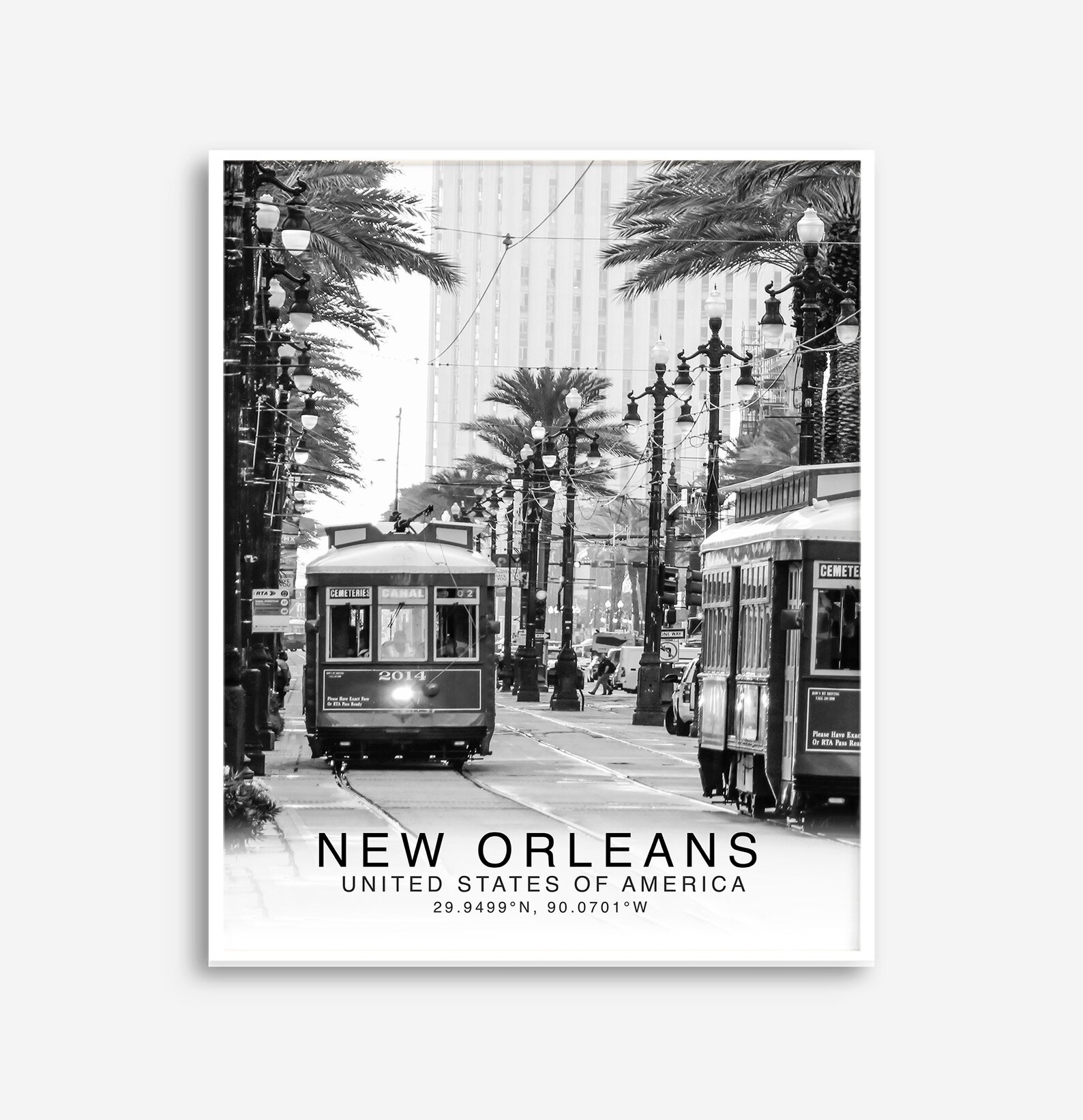 New Orleans Travel Poster New Orleans Print Wall Art Decor Etsy
