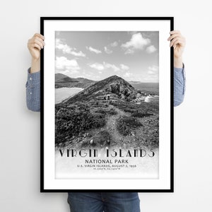 Virgin Islands National Park Travel Print, Virgin Islands National Park Travel Poster