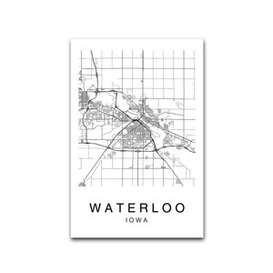 Waterloo Map Waterloo City Map Map Poster Map Print Etsy Il 300x300.1943242904 Dsmm