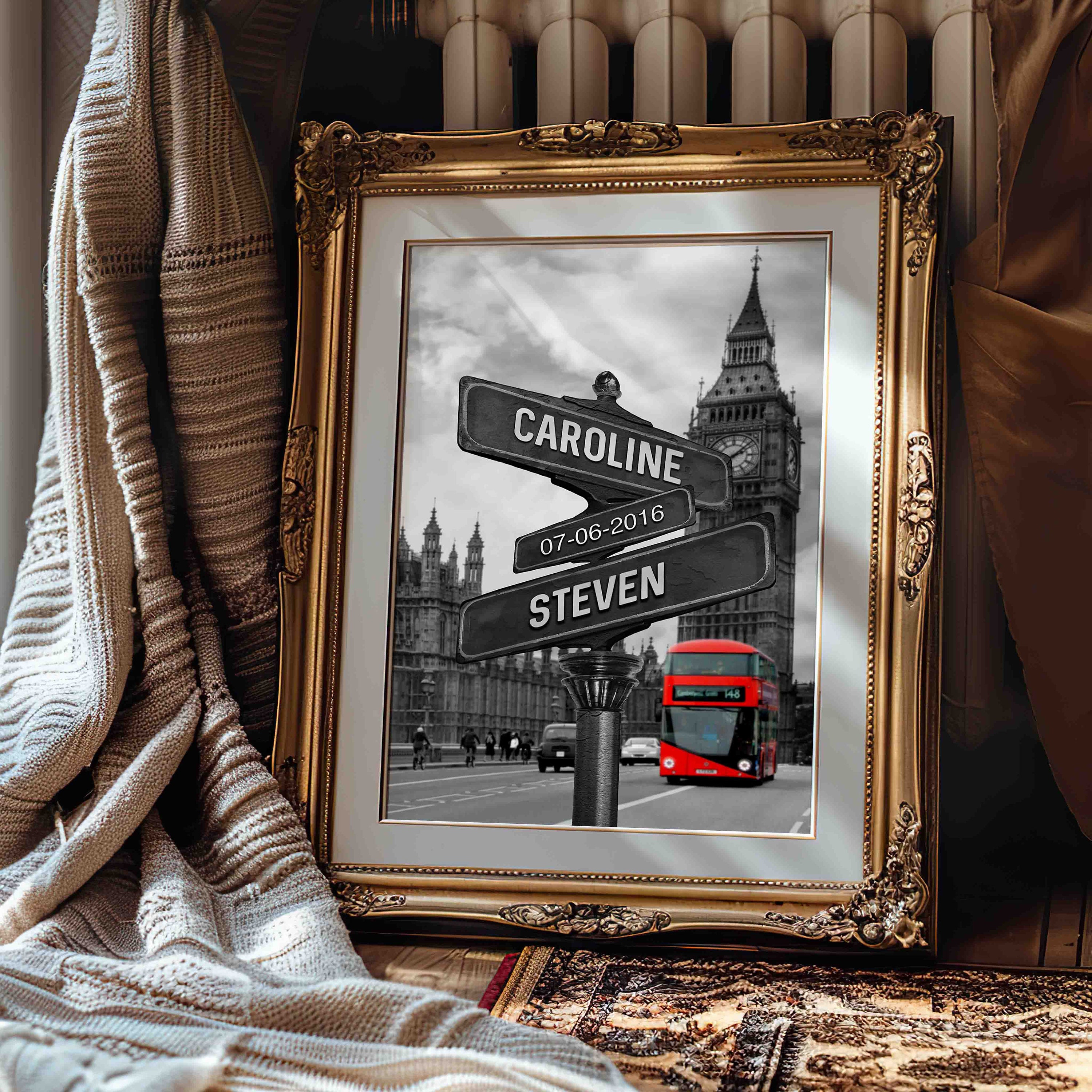 Targa Da Parete In Metallo Vintage 'Baker Street' – Londra, 20x15 Cm, Stile Inglese Retro - 3