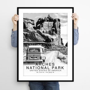 Arches National Park Poster, Arches National National Park Print, Arches Poster, Arches Wall Art, Arches National Park Artwork, Arches Utah