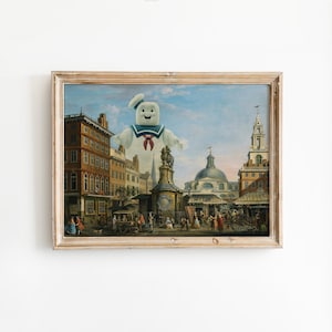 Skandinavische Landschaft, London Wanddeko, Minimalistische Kunst, Original Gemälde, Original Gemälde, Kunstdruck