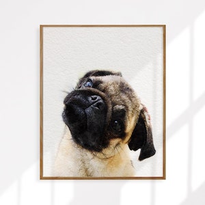 Retrato de mascota personalizado pintado en acuarela, regalo para amantes de los perros, retrato de mascota pintado a mano a partir de tu foto, arte de retrato de perro personalizado, impresiones artísticas
