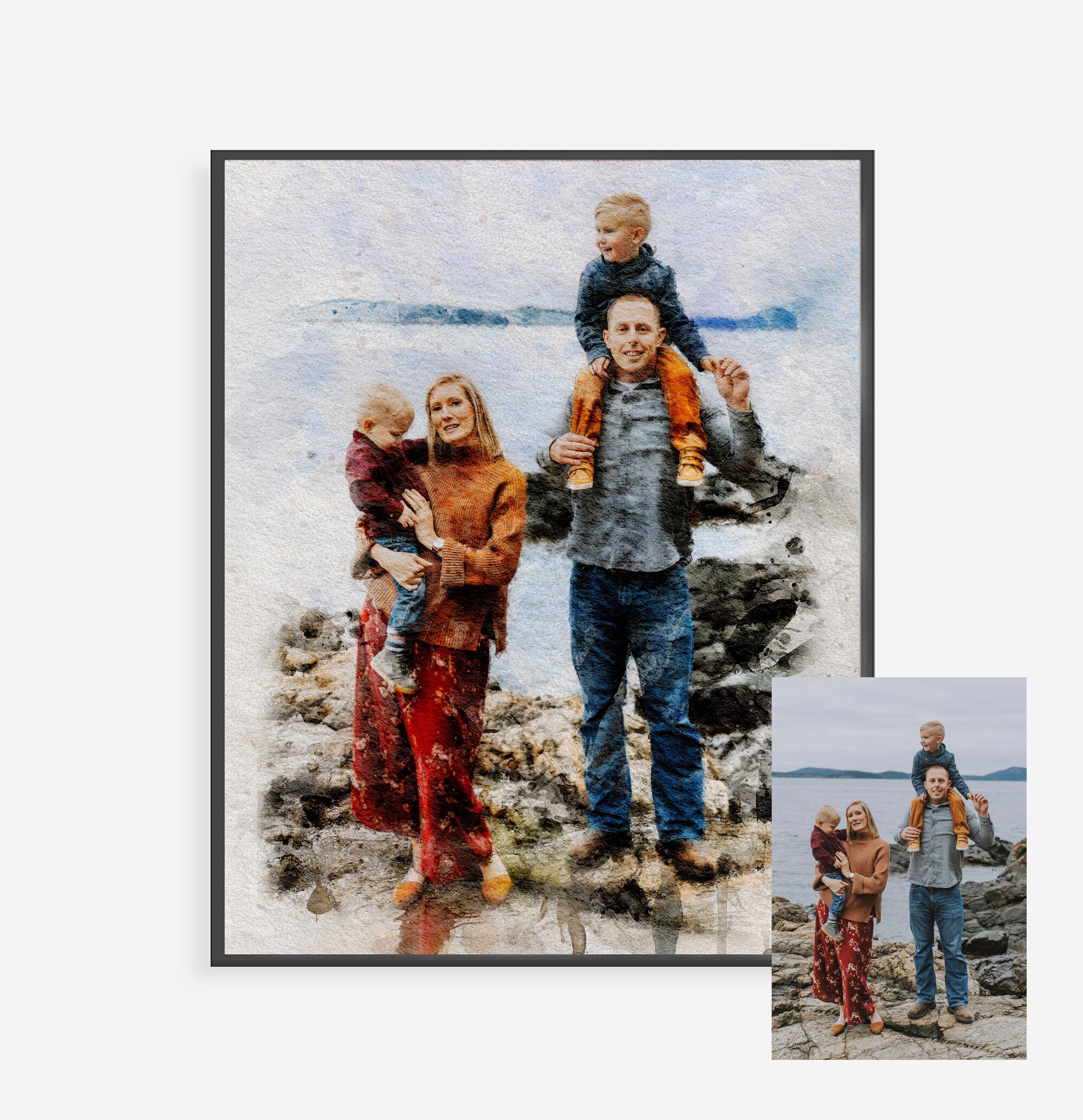 Personalized Family Wall Art Print Family Art Custom Family Etsy