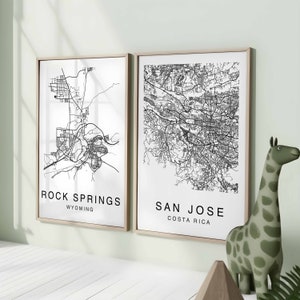 Set of Custom City Map Prints - Il 300x300.5480743523 Hput 