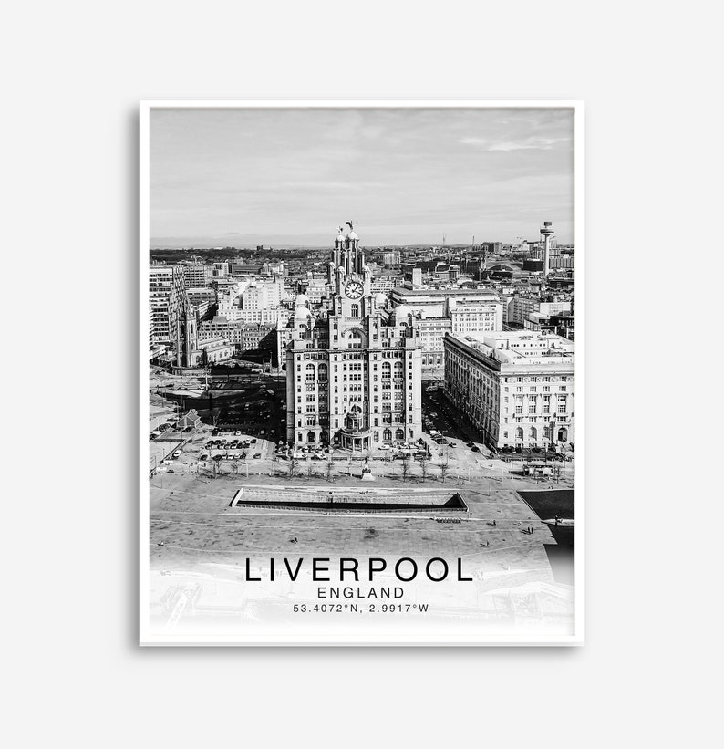 Liverpool Wall Art Liverpool Print Liverpool Poster Etsy
