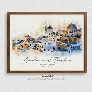 Wedding Venue Portrait, Venue Illustrated Painting, Venue Drawing, 1st Anniversary Gift, for Bride, for Groom, for Husband, Memorable Gift
