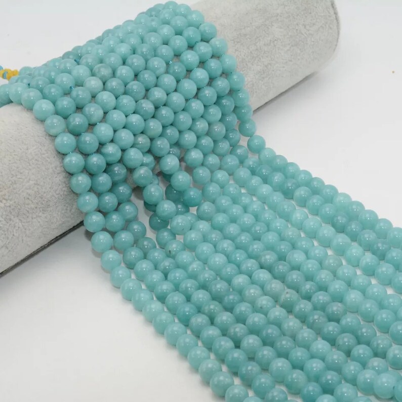 Natural Good Color Amazonite Beads AAA Quality 8MM Size available,Round Beads,Smooth Round Beads,Jewelry Making,Polished Amazonite Beads