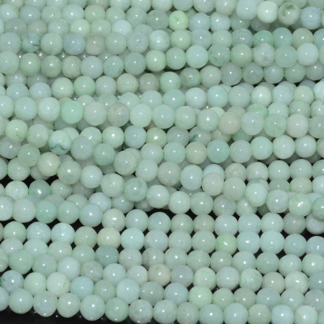 Genuine Natural Burma Jade Beads AAA Quality 4mm Size Etsy