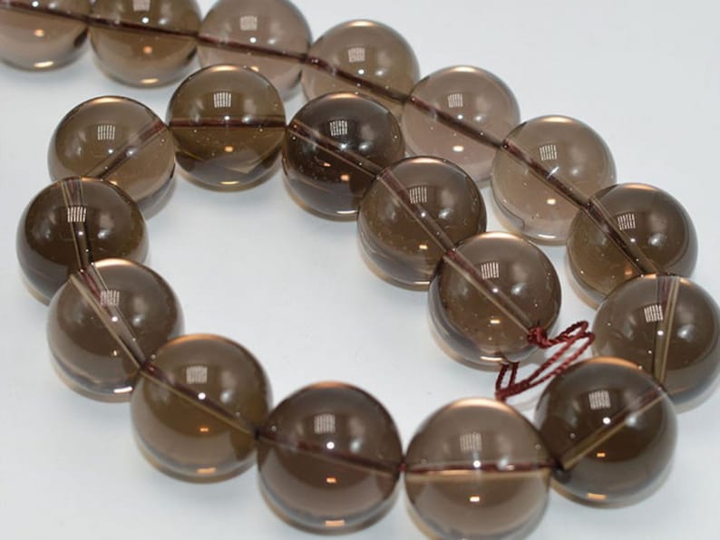 128Faceted  4,6,8,10,12,14,16,18mm Smoky Quartz Round Loose Beads 15" 