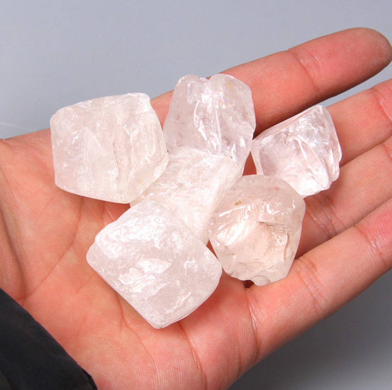 Weißer Kristall kristall / weißer Kristallstein / Rohsteine / Etsy