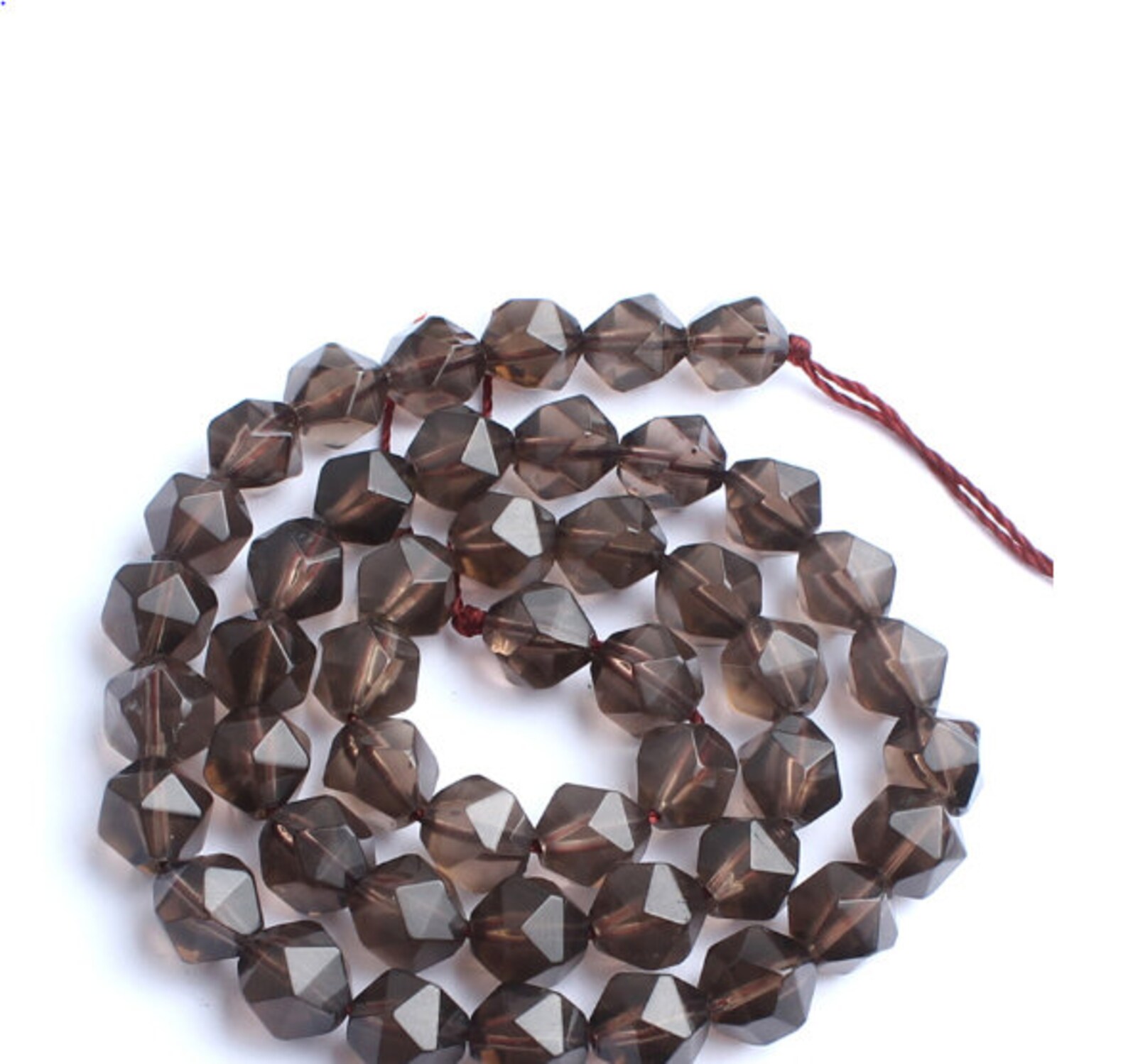 Natural Smoky Quartz Faceted Beads AA Quality 6810MM Size Etsy