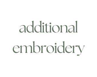 Additional Embroidery for Baseball Caps