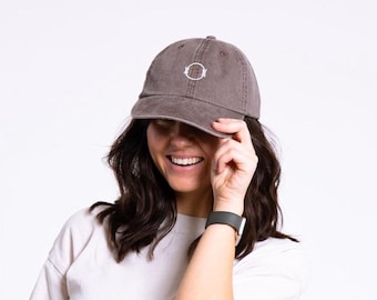 Magic Circle/Pilates Ring Embroidered Pigment-Dyed Baseball Cap
