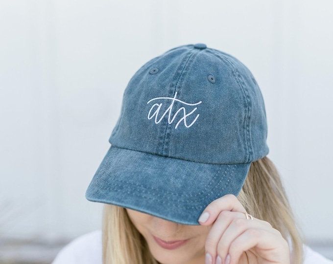 ATX Embroidered Pigment-Dyed Baseball Cap