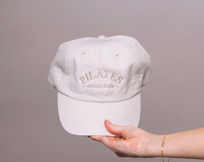 Pilates Social Club Embroidered Pigment-Dyed Baseball Cap