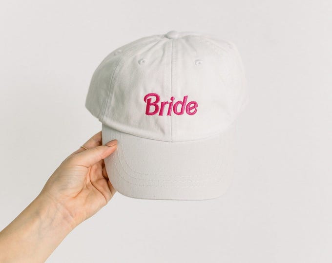 Bride Embroidered Pigment-Dyed Baseball Cap
