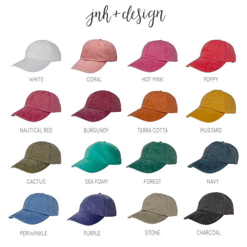 Hook Em Embroidered PigmentDyed Baseball Cap Austin TX Etsy