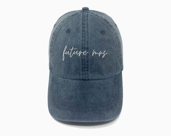 Future Mrs Embroidered Pigment-Dyed Baseball Cap (MoonTime Font)