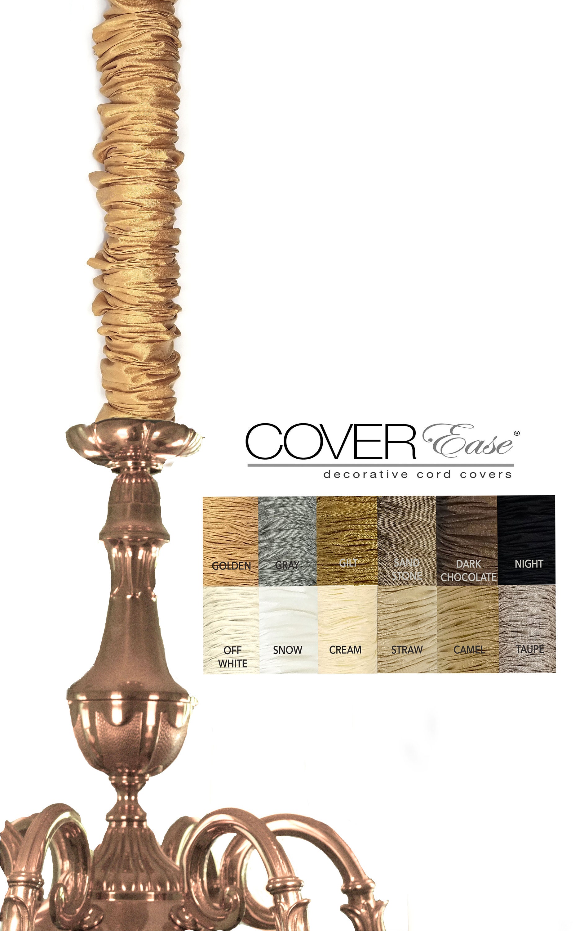 Gold Dust Taffeta Cord Cover 