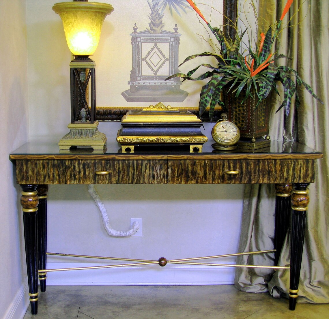 Black Night 9 Ft X 2 in Lamp Cord Cover Fabric Cord Cover Etsy