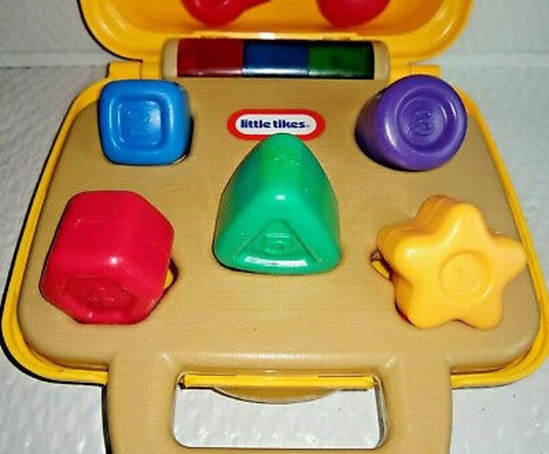 Vintage Little Tikes Shape Sorter Tool Box Lights and Sound Etsy