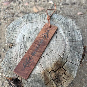 Handmade Wood Artistic Bookmark