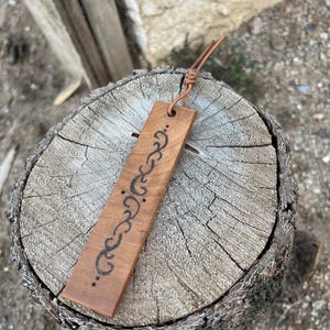 Handmade Wood Artistic Bookmark