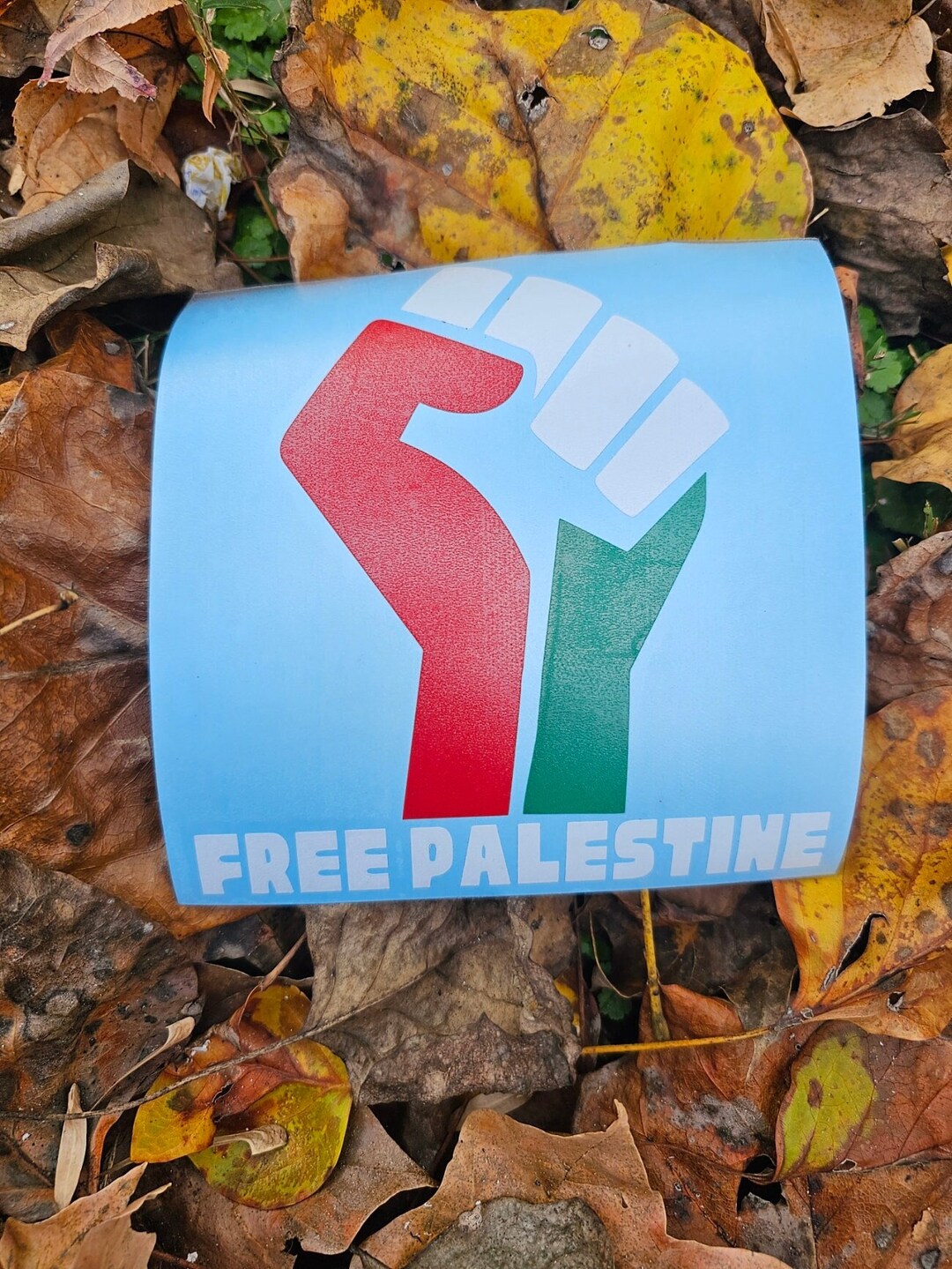 Free Palestine Car Decal/palestine Sticker/gaza Support Vinyl Etsy