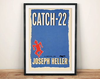 Catch 22 by Joseph Heller - Book Cover Poster for Sale by