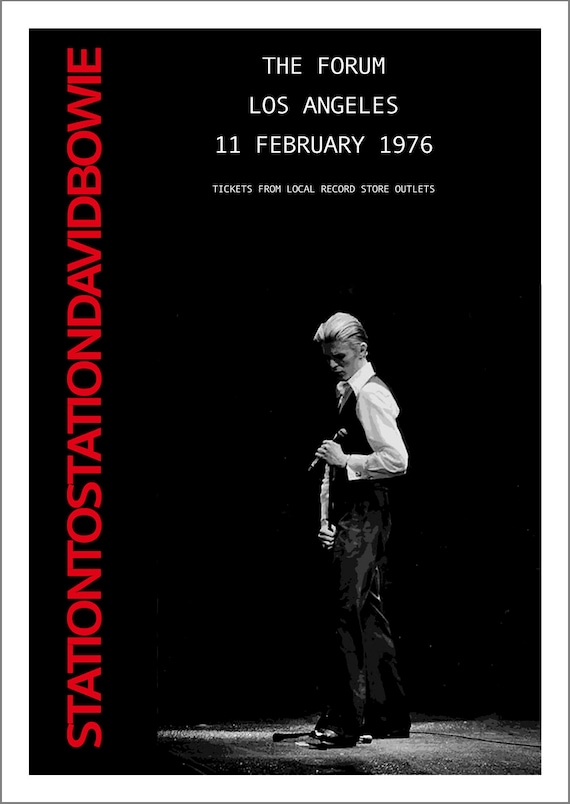 David Bowie Station To Station Tour