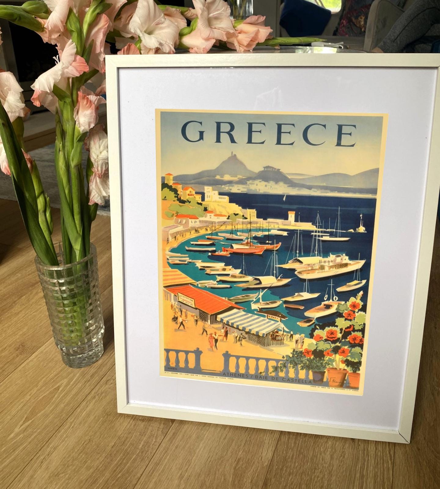 Greece Poster: Vintage Holiday Travel Print - Etsy