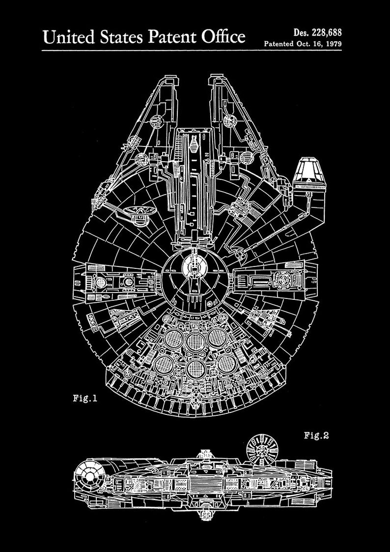 Постер Star Wars Blueprint