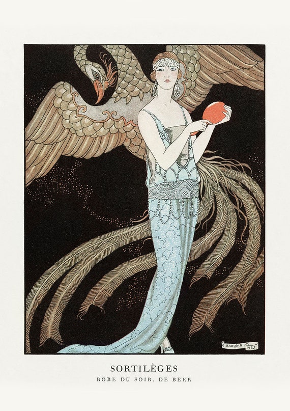 1917年 バルビエ イラスト ファッション 雑誌