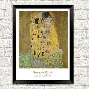 Gustav Klimt Prints: The Kiss, Embrace, Pear Tree, Famous Painting Artworks