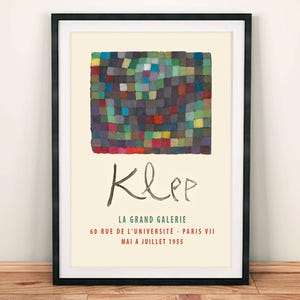 Paul Klee Poster: Modern Art Gallery Ausstellungsdruck