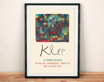 Póster de Paul Klee: Impresión de la exposición de la galería de arte moderno