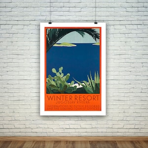 Yugoslavia Print: Vintage Winter ResortTravel Poster