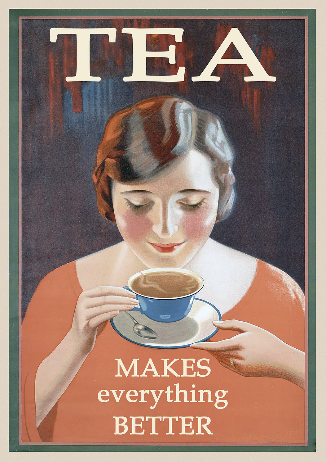 Vintage Tea Advertisement Print: 'tea Makes Everything Better' - Etsy