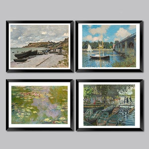 Claude Monet Prints: Impressionism Fine Art Landscape Paintings