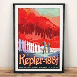 NASA Kepler 186f Poster, Visions of the Future