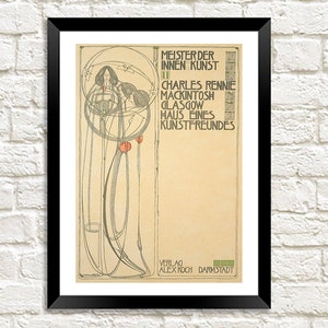 Charles Rennie Mackintosh Print: German Portfolio Artwork