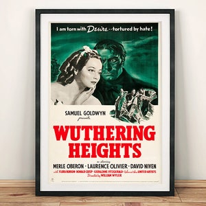 Wuthering Heights Poster: Vintage Movie Print