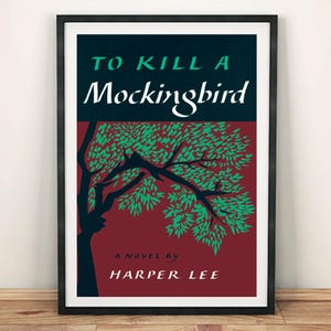 Poster di To Kill A Mockingbird: stampa artistica della copertina del libro di Harper Lee